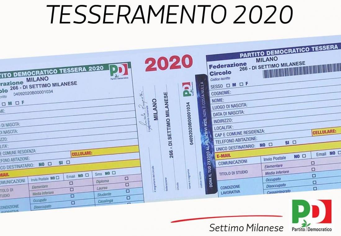 Tesseramento 2020